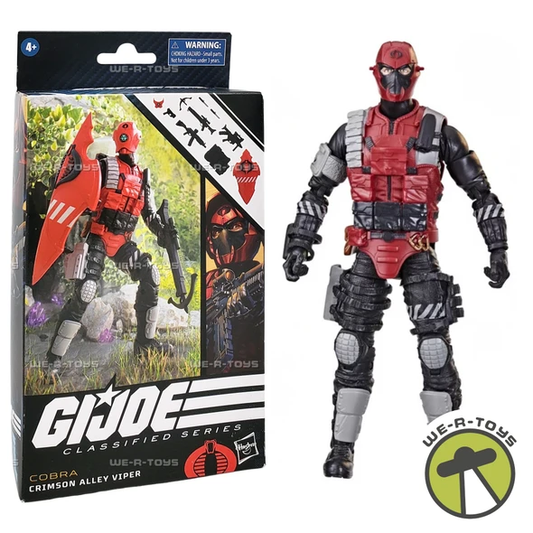 G.I. Joe Classified Series Cobra Crimson Alley Viper Action Figure Hasbro F7739