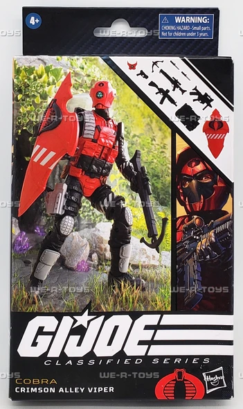 G.I. Joe Classified Series Cobra Crimson Alley Viper Action Figure Hasbro F7739