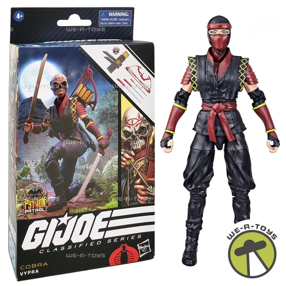 G.I. Joe Classified Series Python Patrol Cobra Vypra Action Figure F7735 Hasbro