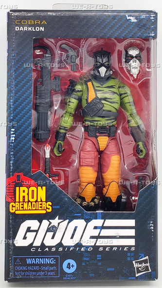 G.I. Joe Classified Series 155 Iron Grenadiers Cobra Darklon Action Figure G1071