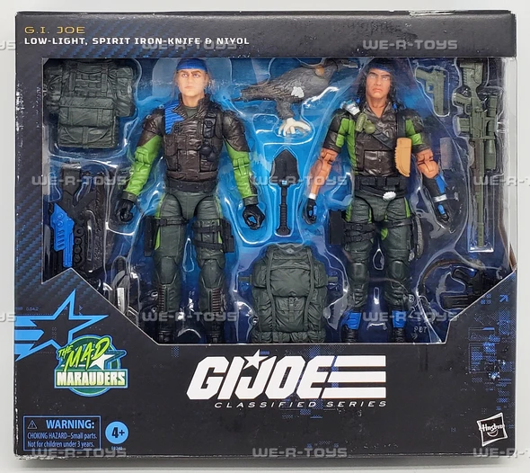G.I. Joe Classified 128 Mad Marauders Low-Light Spirit Iron-Knife & Niyol F9240