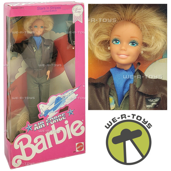 Air Force Stars N Stripes Barbie Doll 1990 Mattel 3360