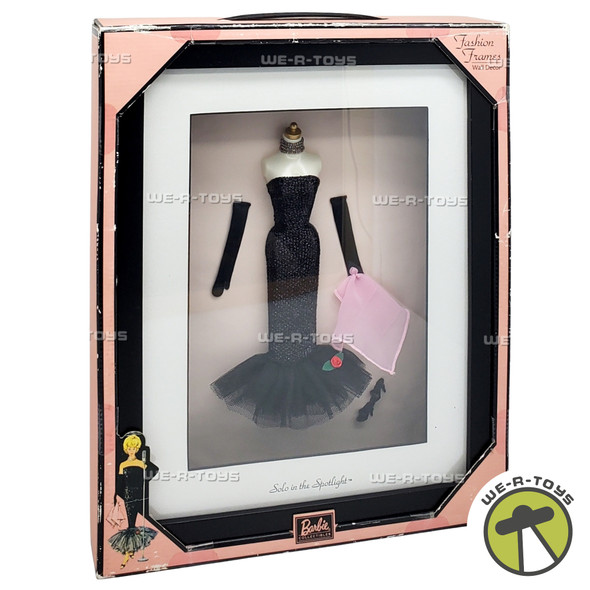 Solo in the Spotlight Barbie Fashion Frame Wall Decor 2003 Mattel B6523