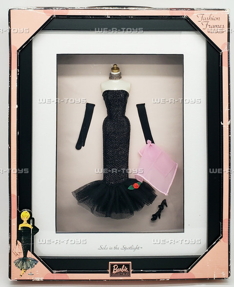 Solo in the Spotlight Barbie Fashion Frame Wall Decor 2003 Mattel B6523