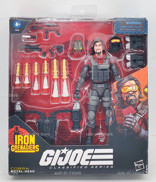 G.I. Joe Classified Series 118 Iron Grenadier Metal-Head Action Figure F9228