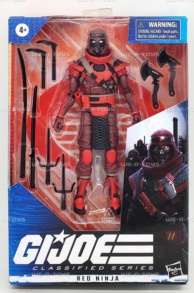 G.I. Joe Classified Series 08 Red Ninja Action Figure 2020 Hasbro E8983