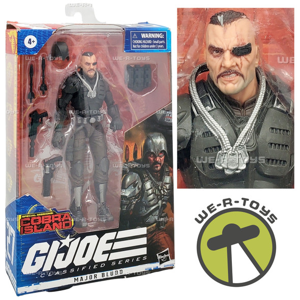 G.I. Joe Classified Series 27 Cobra Island Major Bludd Action Figure Hasbro 2021