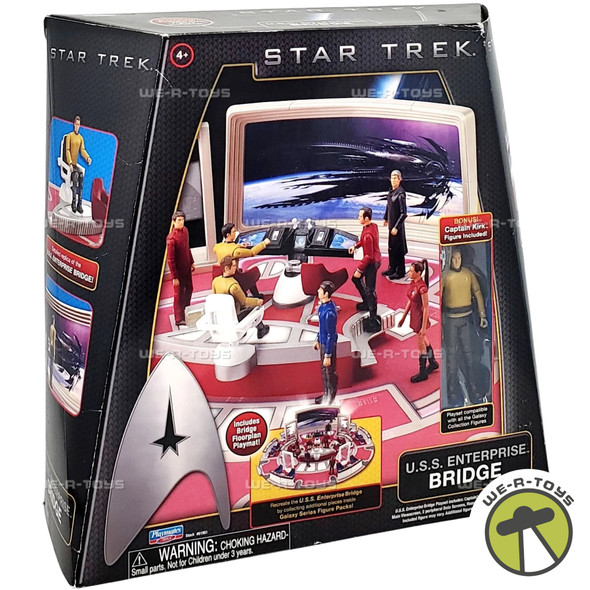 Star Trek U.S.S. Enterprise Bridge Playset with Captain Kirk Figure Playmates