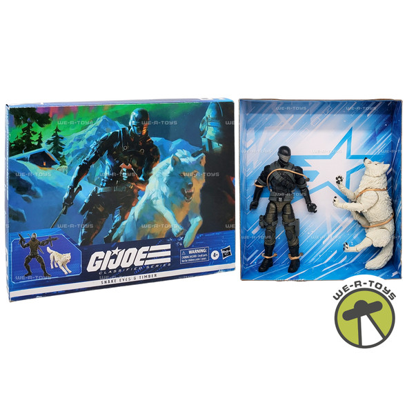 G.I. Joe Classified Series 52 Snake Eyes and Timber Action Figure Set F4321