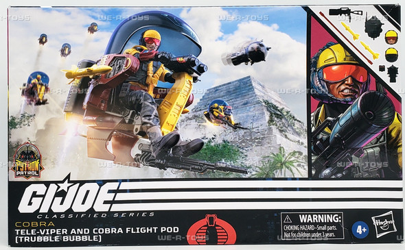 G.I. Joe Classified Series 98 Python Patrol Tele-Viper & Cobra Flight Pad F8395
