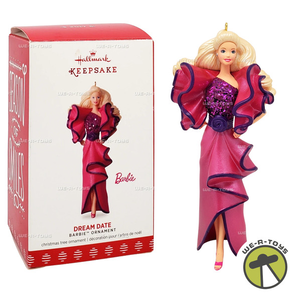 Hallmark Keepsake Dream Date Barbie Christmas Ornament QXI2965