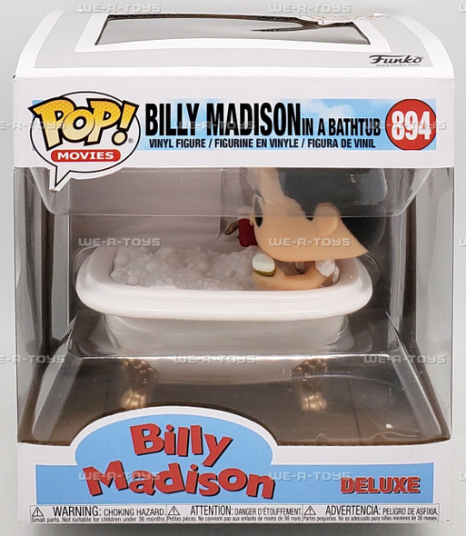 Funko POP Movies Deluxe Billy Madison in Bathtub 849 Vinyl Figure
