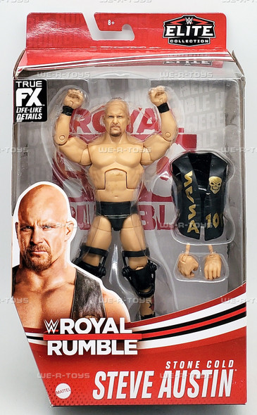 WWE Royal Rumble Elite Collection Stone Cold Steve Austin Figure Mattel GYC27