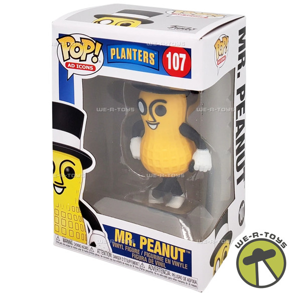 Funko POP Ad Icons Planters Mr. Peanut 107 Vinyl FIgure