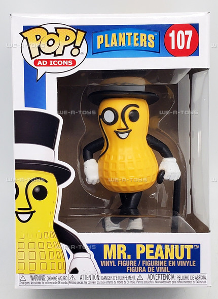Funko POP Ad Icons Planters Mr. Peanut 107 Vinyl FIgure