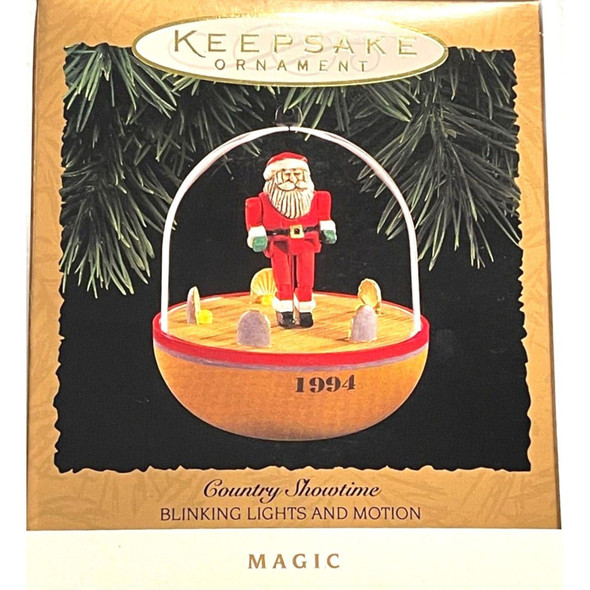 Hallmark Keepsake Country Showtime Blinking Lights and Motion Ornament