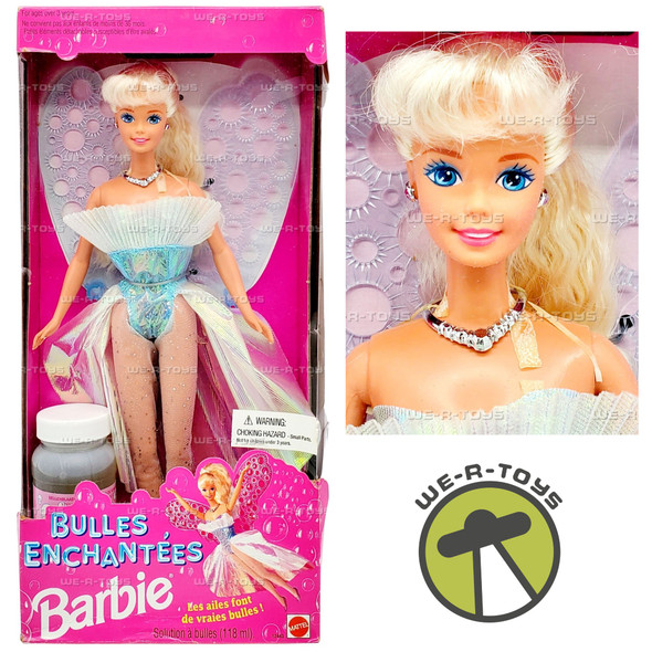 Bubble Angel Barbie Doll with Magic Wings and Real Bubbles 1994 Mattel 12443