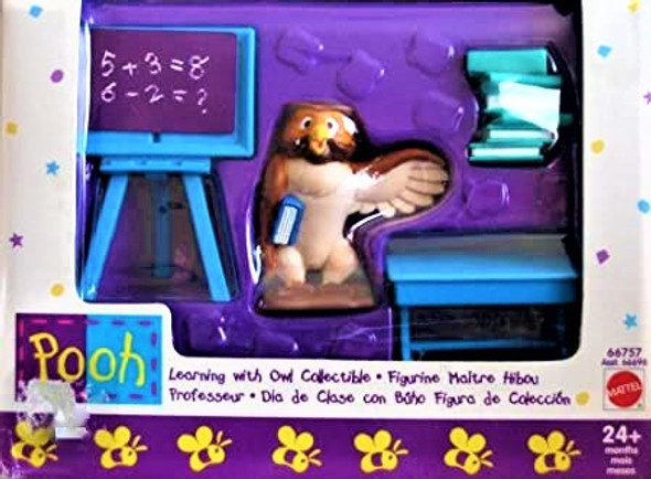 Pooh Learning with Owl Collectible Arco Toys Mattel