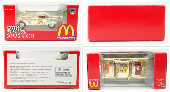 McDonald's Racing Champions Lot of 11 Collectible Cars 3.25" Nascar 50th #94 NEW