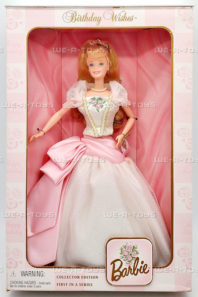 Birthday Wishes Barbie Doll Collector Edition 1998 Mattel 21128