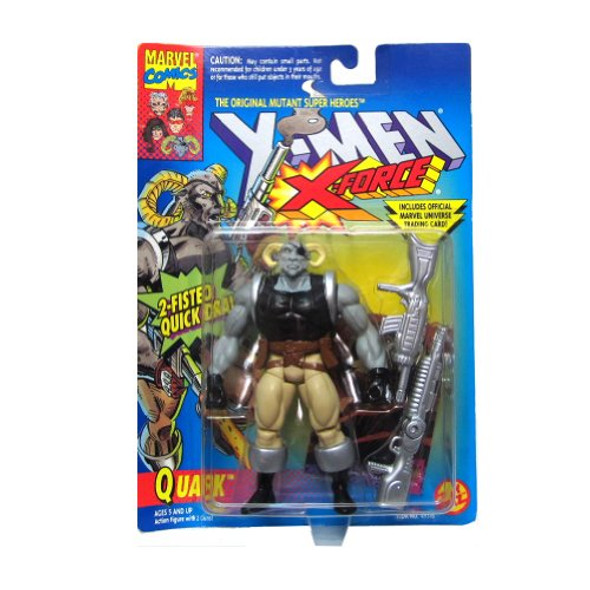 X-Men X-Force Series - Quark 2 Fisted Quick Draw - Action Figure Toy Biz 1994