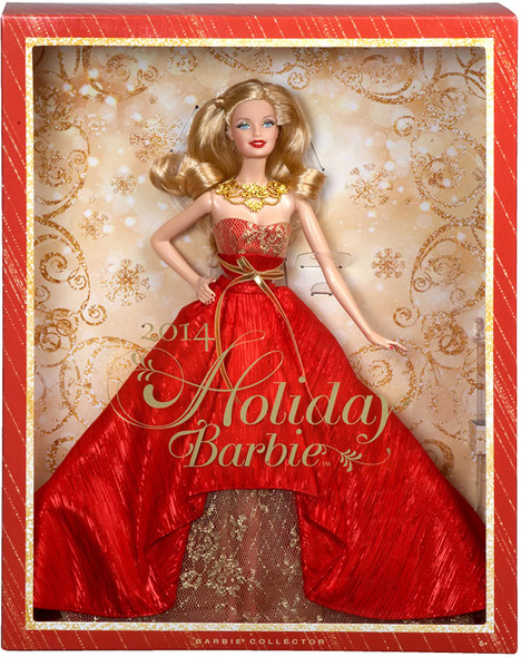 2014 Holiday Barbie Doll Mattel BDH13