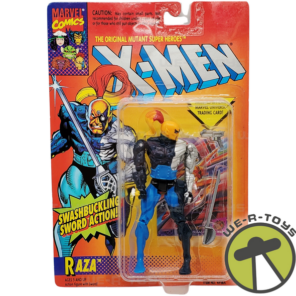 Marvel X-Men Raza Figure Swashbuckling Sword Action 1994 Toy Biz 49364 NRFP