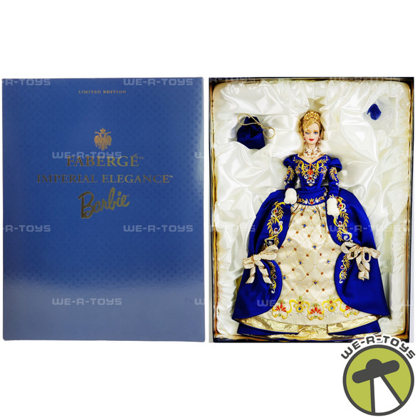 Faberge Imperial Elegance Porcelain Barbie Doll Limited Edition 1998 Mattel