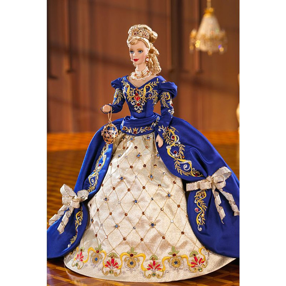Faberge Imperial Elegance Porcelain Barbie Doll Limited Edition 1998 Mattel