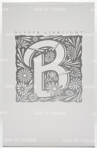 Silver Starlight Barbie Doll The Gold & Silver Porcelain Set Limited Edition