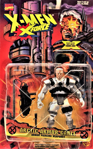 1996 Toy Biz X Men X Force Arctic Armor Cable Action Figure Marvel Comics