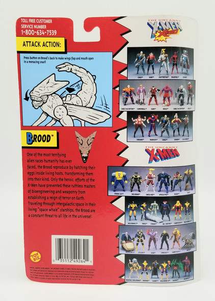 The Uncanny X-Men Brood Action Figure Marvel Comics 1993 ToyBiz No. 4926 NRFP