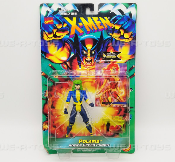X-Men Polaris Power Upper Punch Action Figure No. 43210 ToyBiz Marvel NRFP