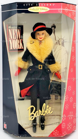 Winter in New York Barbie City Seasons Collector Edition Doll 1997 Mattel 19429