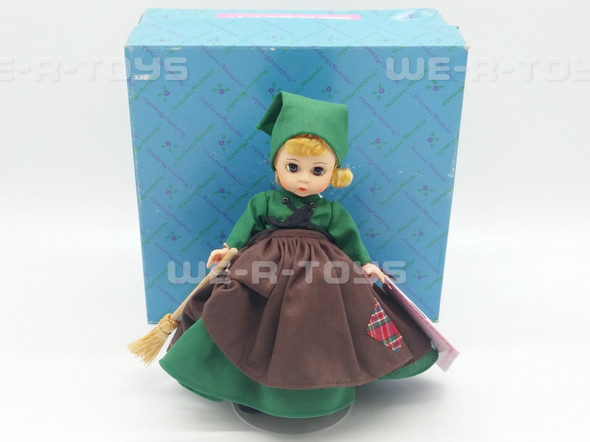 Madame Alexander Poor Cinderella #498 1990 Green Dress Brown Apron W/Tags NIB