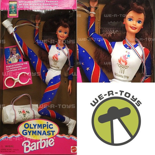 Olympic Gymnast Barbie Doll Red Hair 1995 Mattel 15125 NRFB