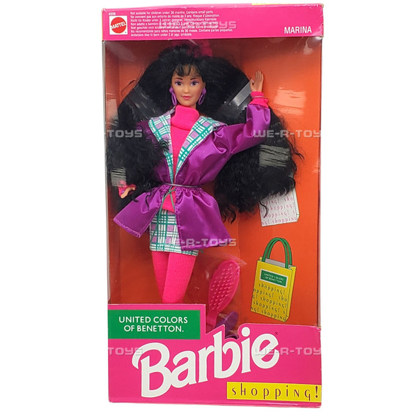 United Colors of Benetton Shopping Barbie Doll 1991 Mattel 4873