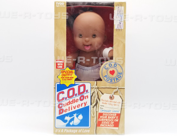 C.O.D. Cuddle on Delivery Baby Doll African American 1996 TYCO No. 1702-4 NRFB