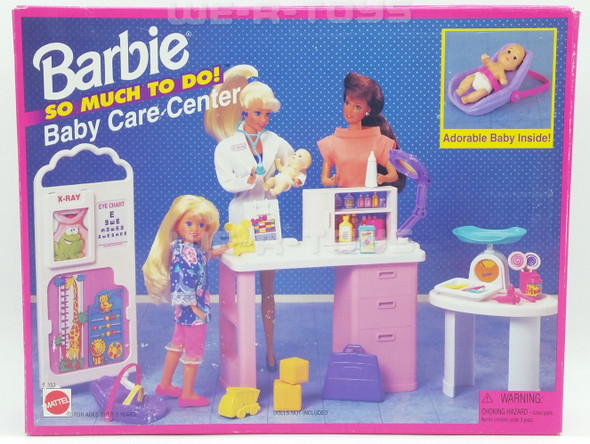 1995 Barbie So Much To Do! Baby Care Center 67153 Mattel NIB