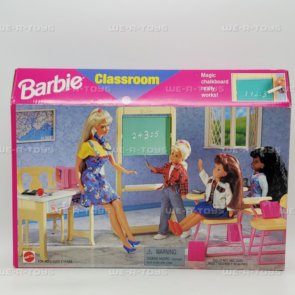 Barbie Classroom Playset School-Time Fun 1996 Mattel #67114-91 NEW