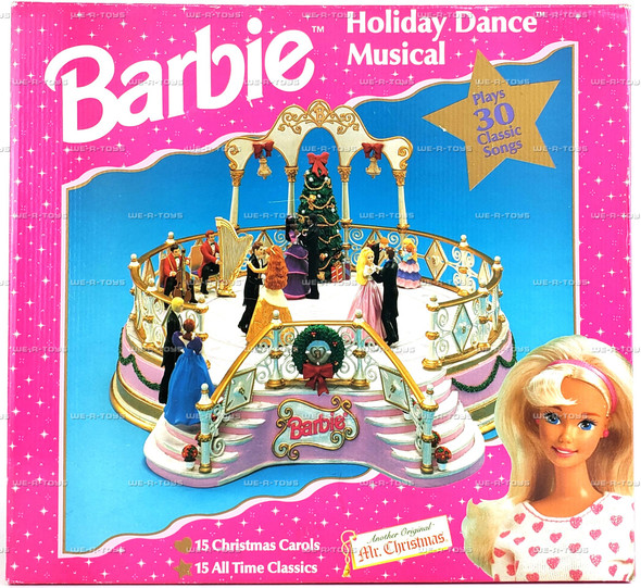 Barbie Holiday Dance Musical Plays 30 Classic Songs Mr. Christmas 1997