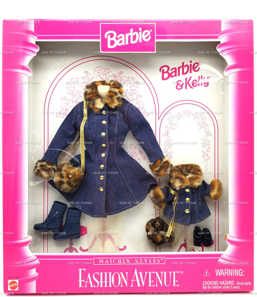Barbie Fashion Avenue Matchin' Styles 17292 Barbie & Kelly Denim Dresses