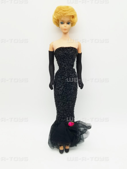 Barbie Teen Age Fashion Model Doll w/ Pedestal Blonde Bubble Cut #850 Japan 1962