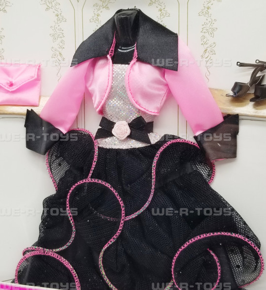 Barbie Fashion Avenue Deluxe #14307 Pink and Black Gown NRFB