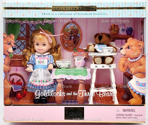 Barbie Goldilocks and the Three Bears Kelly Doll Storybook Favorites Series 2000