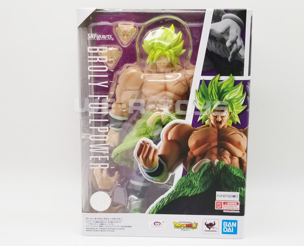 Dragon Ball Z Broly Fullpower S.H.Figuarts Funimation Bandai Super Saiyan NRFB