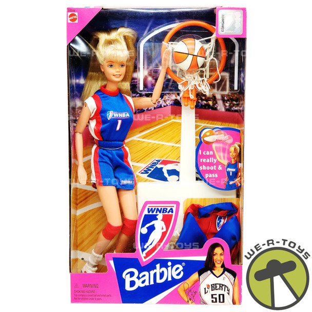 WNBA Basketball Barbie Doll Blonde1998 Mattel 20205 NEW