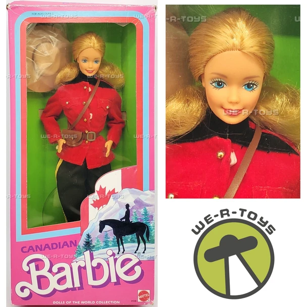 Canadian Barbie Dolls of the World Collection 1987 Mattel No. 4928