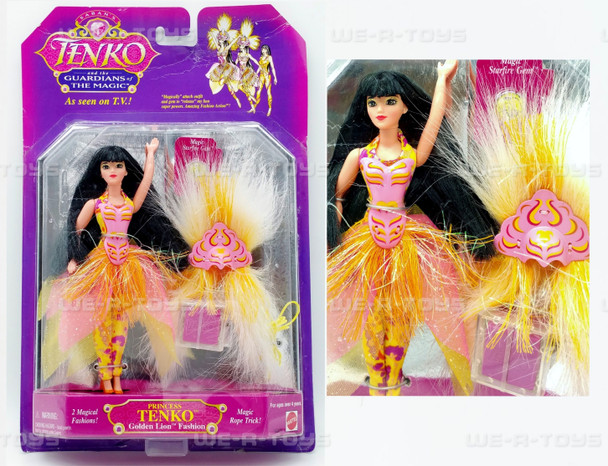 Princess Tenko Guardians of Magic Golden Lion Fashion Doll 1995 Mattel NRFP