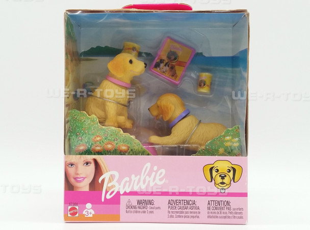 Barbie Bobbing Head Dogs Labrador Retrievers Accessories NRFB